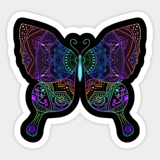 Mandala Butterfly Sticker